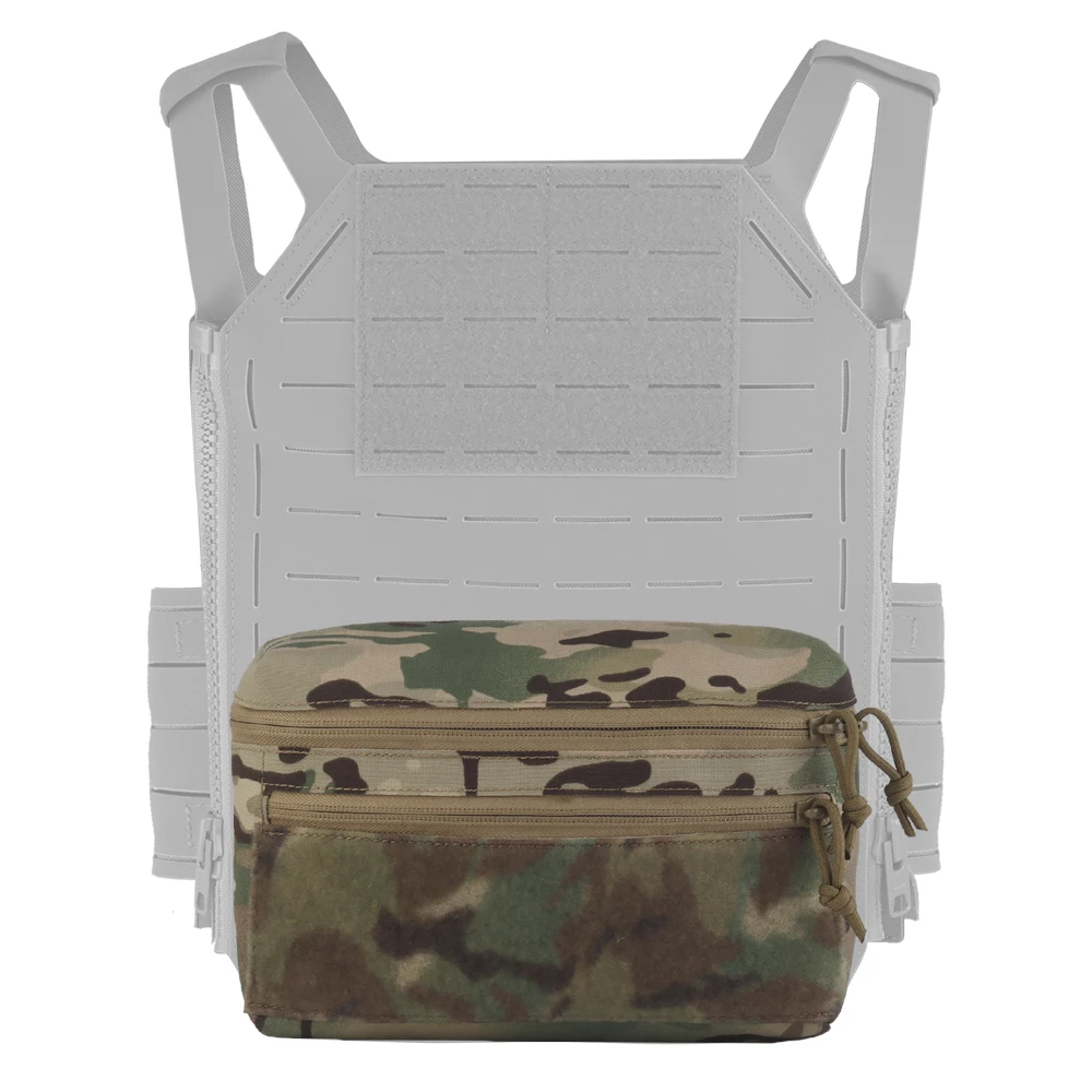 MOLLE GP Pouch Large Capacity L Outdoor Hiking Utility Bag Hunting Vest Plate Carrier Abdominal Bag Back Panel Accessories