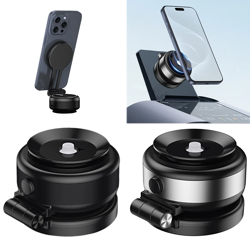 

For Magsafe Intelligent Car Mount 360° Rotatable Magnetic Vacuum Adsorption Suction Cup Bracket Car Magnetic Holder for iPhone