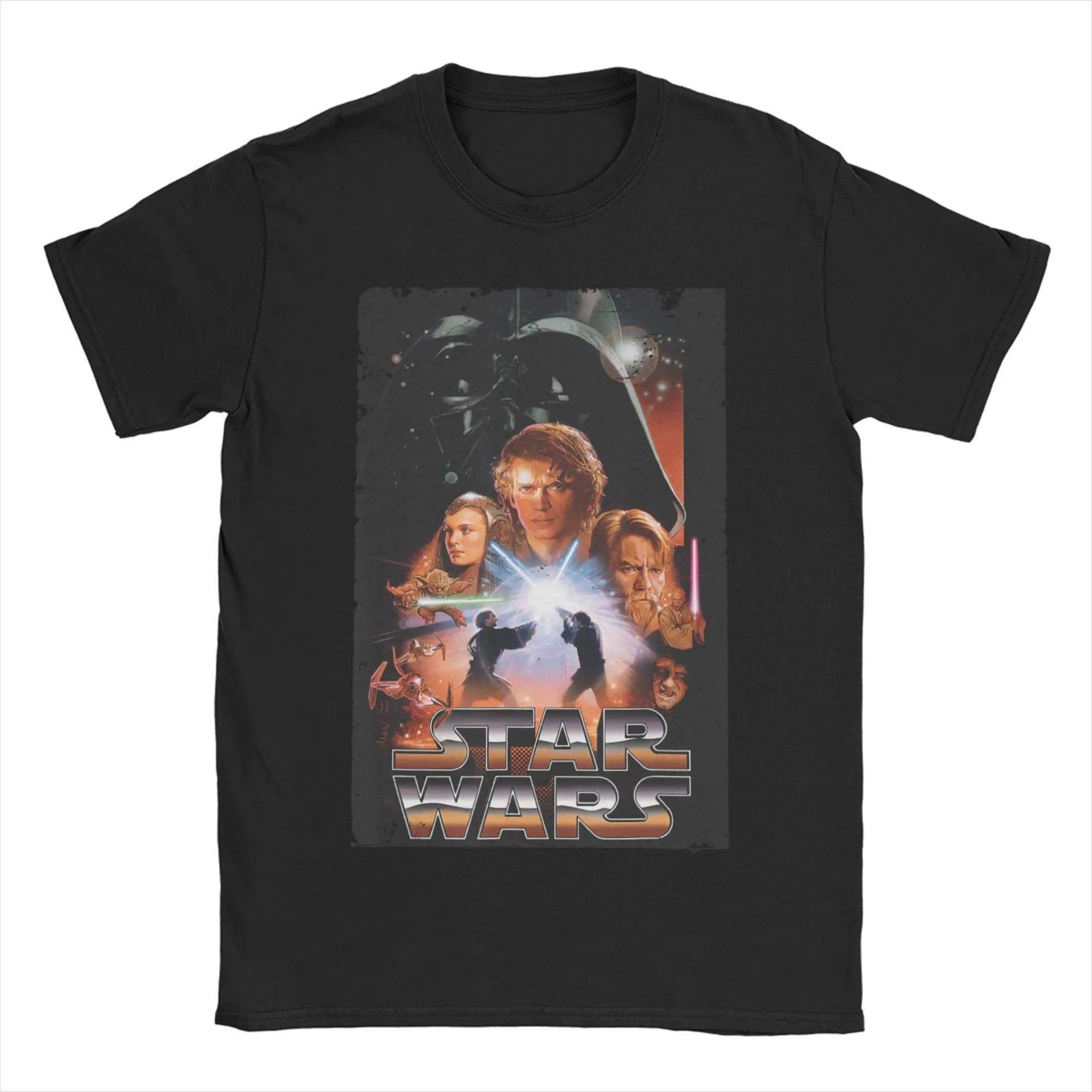 Novelty Revenge Of The Sith Darth Maul T-Shirts Men Women's O Neck Pure Cotton T Shirts Short Sleeve Tees New Arrival Clothes