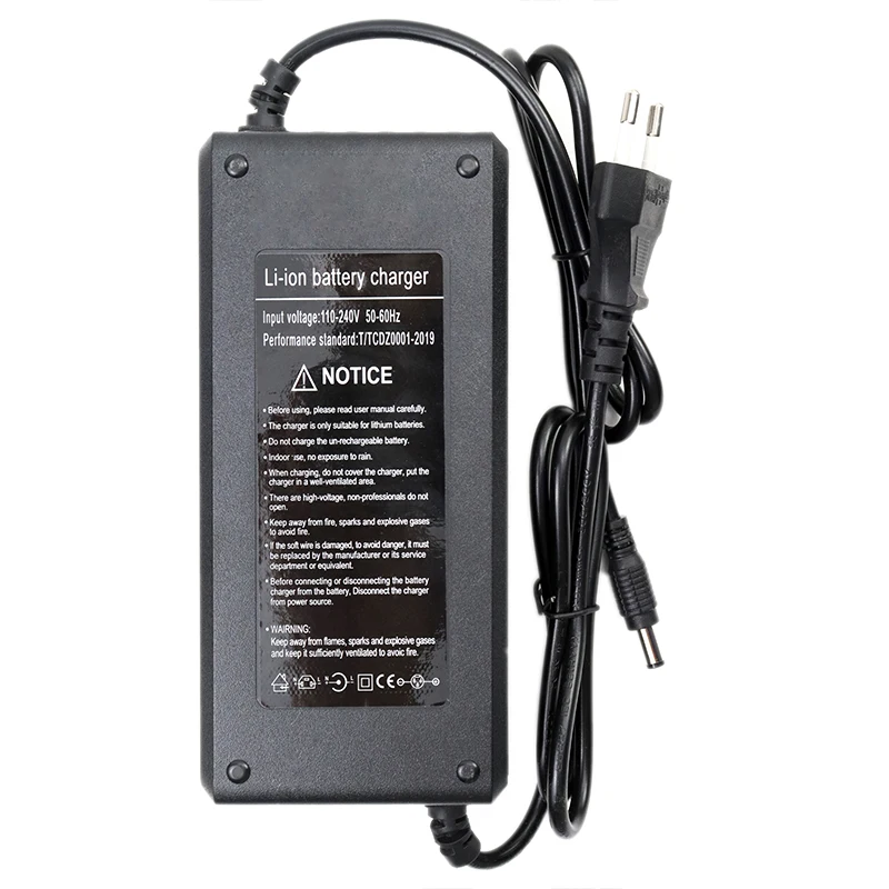 54.6V 3A  Lithium Battery Smart Charger 48V 3A With Fan AC110-220V For 13S 48V 20A 30A Electric two wheelers/motorcycle/scooter