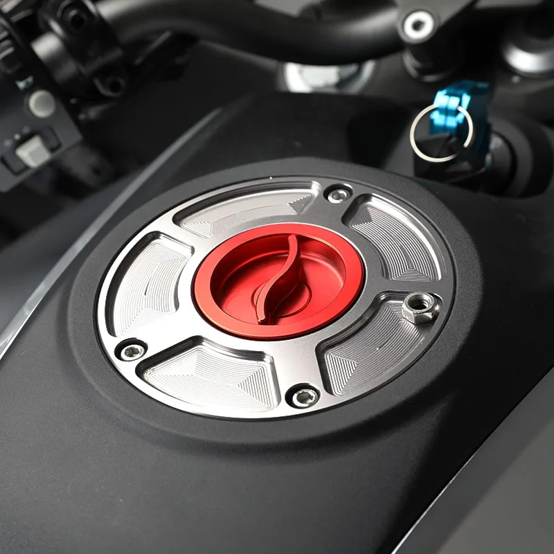 FOR CFMOTO CF MOTO 800MTX 800 MTX 800 MT-X 800 2024 2025 Fuel Gas Tank Cap Cover Aluminum Keyless Motorcycle Accessories