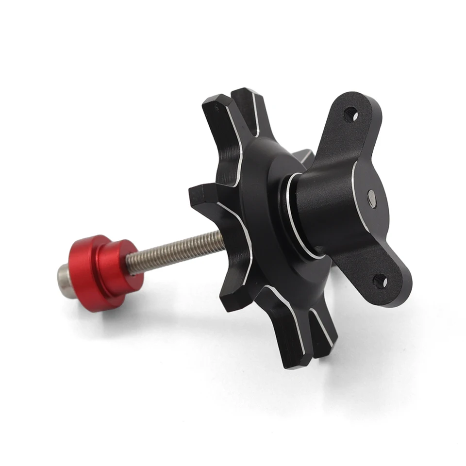 Herramienta CNC De Aluminio Para Montar Y Desmontar Neumáticos De 1.9 Y 2.2 Pulgadas Para Coches RC 1/10, Color Negro