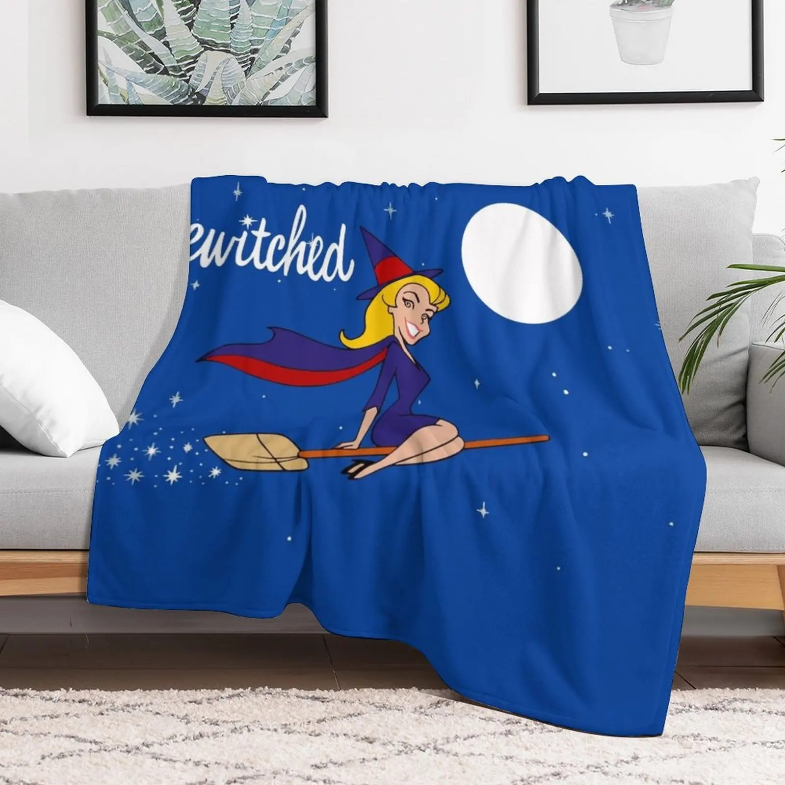 Bewitched 60s retro Throw Blanket christmas gifts Blankets For Baby Soft Hairy Blankets