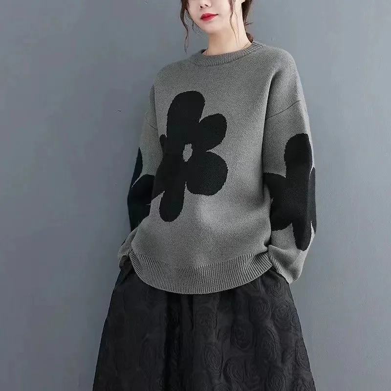 Thickened Warm Sweater For Women Autumn Winter Wear With The New 2023 High-grade Small Korean Version of Bottom Knitwear Trend