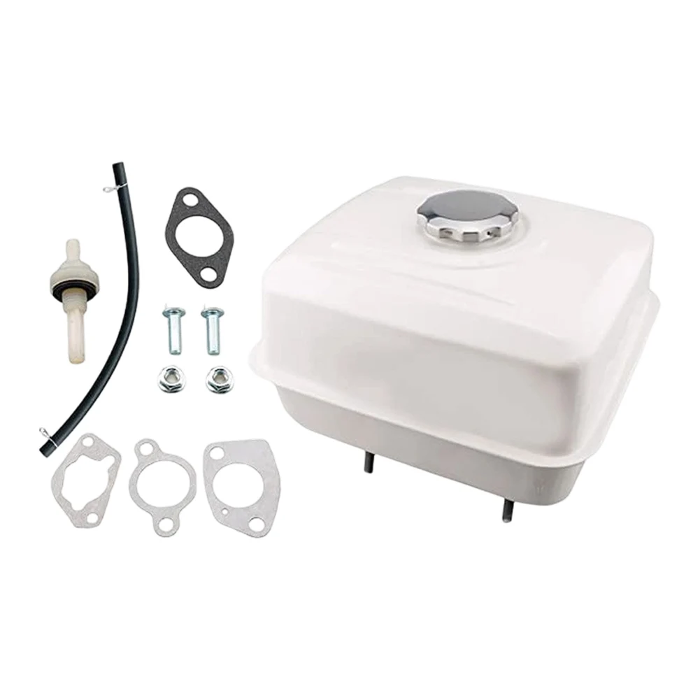 Replacement Fuel Tank for Honda For GX390 For GX340 GX420 240cc 270cc - 9.25 for x 8.46 for x 7.17 in White Metal Construction