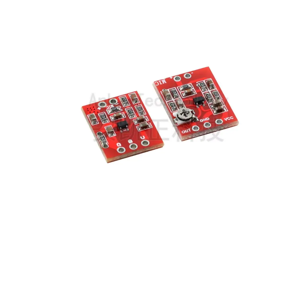 MAX4466 Electret Microphone Audio Amplifier, Microphone Preamplifier Module with Adjustable Gain