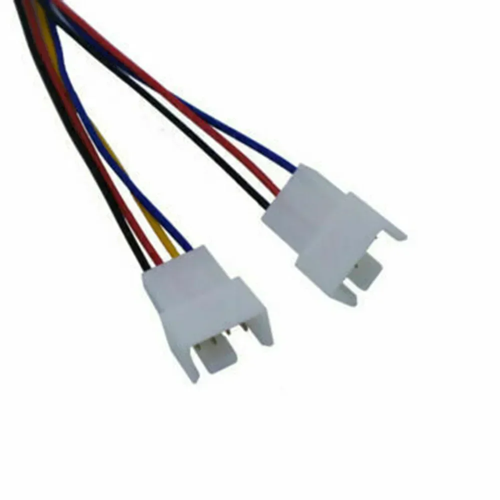 Wentylator karty graficznej kabel GPU PH2.0 Mini 4Pin do 2 kierunków CPU 4Pin wentylator PWM złącze wentylatora chłodzącego Mini 4Pin przedłużacz kabla zasilającego