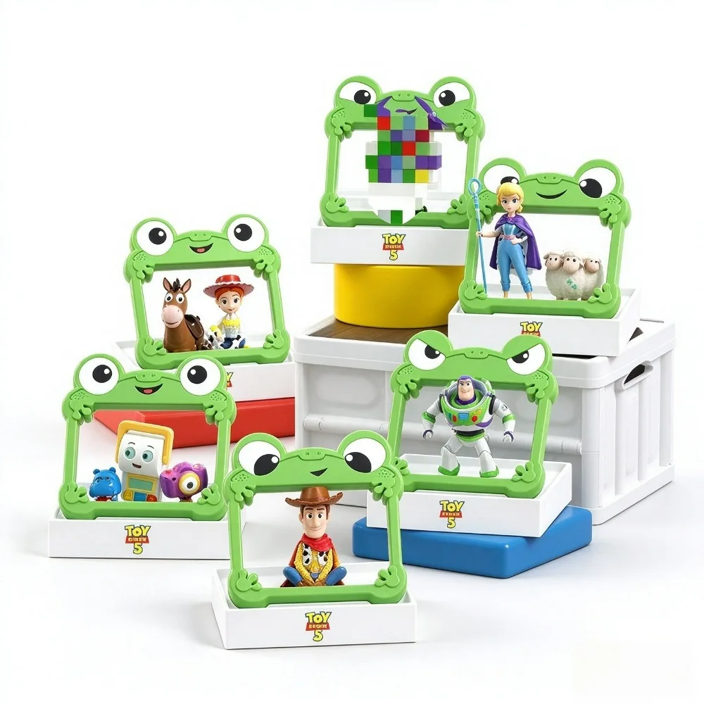 Toy Story 5 Lilypad Frame Figure Blind Box Woody Buzz Lightyear Collectible Anime Merch Kawaii Deskt Decoration Toy Gift For Fan