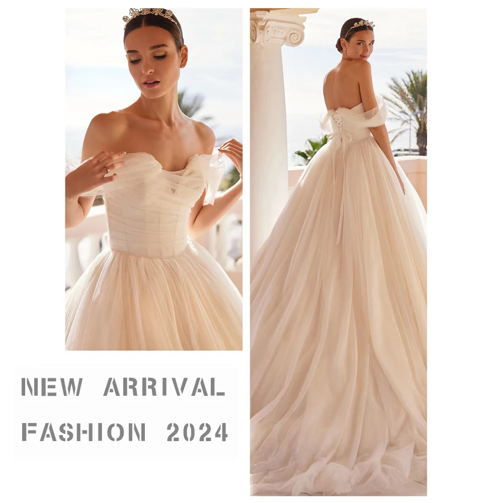 a line wedding dresses for women mermaid off shoulder evening party gown