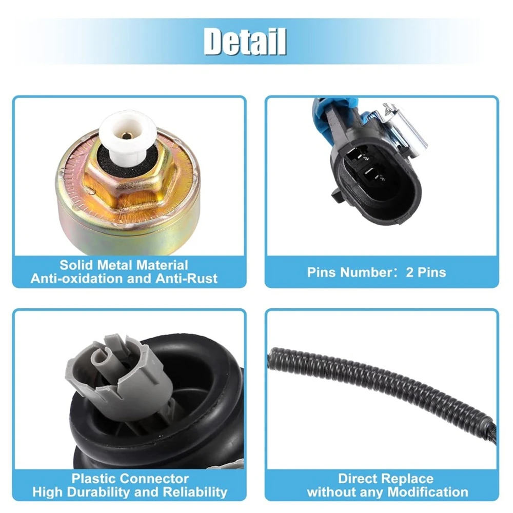 

2PCS Knock Sensors with Wiring Harness for Chevrolet Suburban Silverado Avalanche Tahoe GMC Sierra Hummer 12601822 12589867