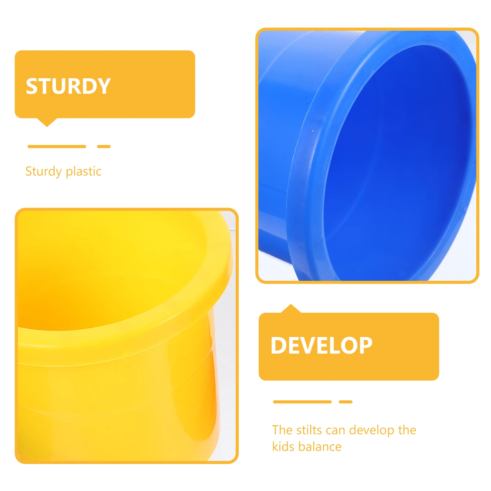 

Sensory Training Stilts 3 Pairs Jump Shoes Kids Outdoor Toys Sports Toddler Balance Playgrounds Home Plastic