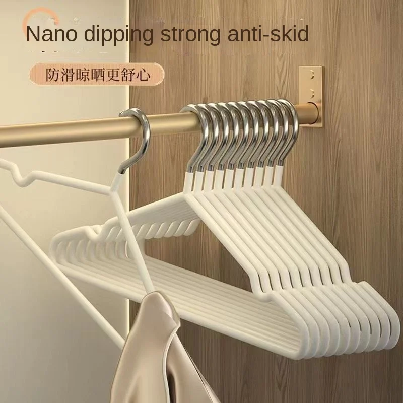 Non Marking Shoulder Width Clothes Hanger, Household Anti Slip Clothes Hanger, Dry and Wet Dual-use Hanger, Clothes Rack