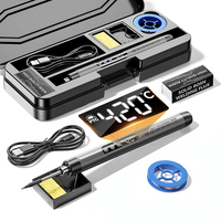 USB Soldering iron portable Set household type-C interface 1000mAh battery LED display Adjustable temperature DIY Welding Tools