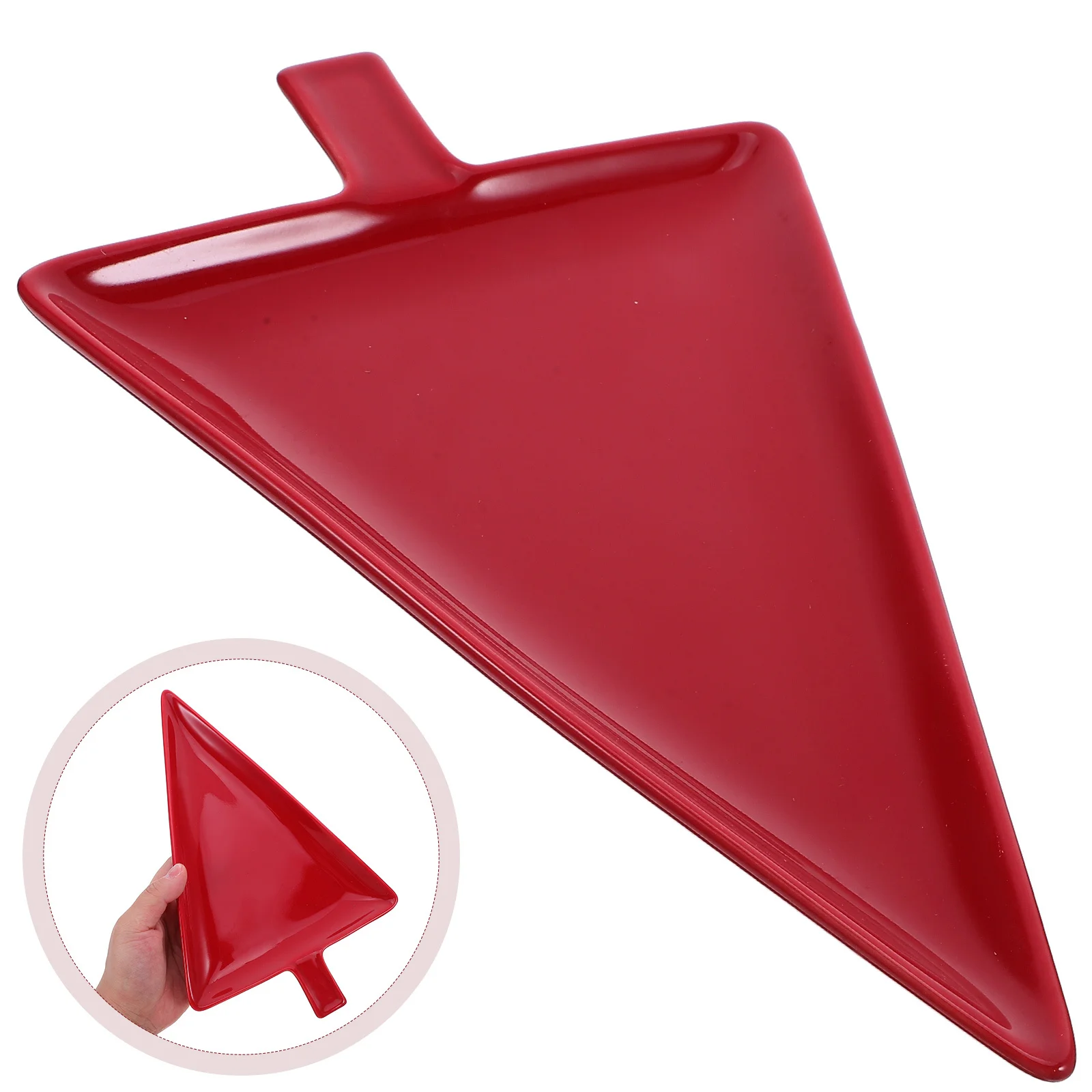 

Christmas Tree Shaped Ceramic Plate Festive Holiday Candy Dish Snack Tray for Cookies Fruits Desserts Party Christmas Platter