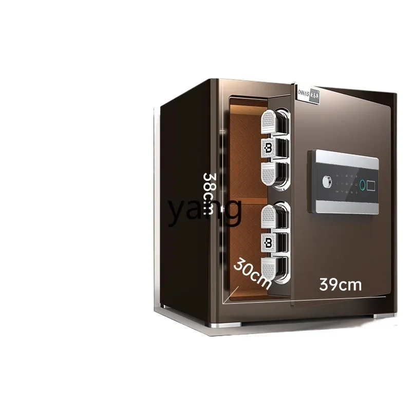 LH, home office all-steel fingerprint password anti-theft safe large capacity