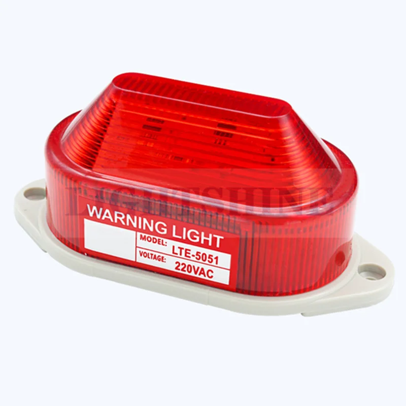 

LED Small Stroboscopic Alarm LTE-5051J Warning Light Indicator Flashing Light 12v24v220v No Buzzer