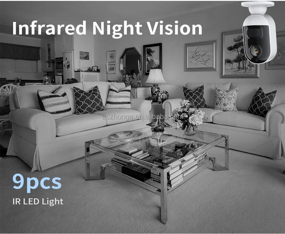 4CH Mini Smart Wireless Ip Network Security Home Surveillance CCTV Battery نظام الكاميرا 3MP WiFi 7 بوصة LCD Nvr Kit #5