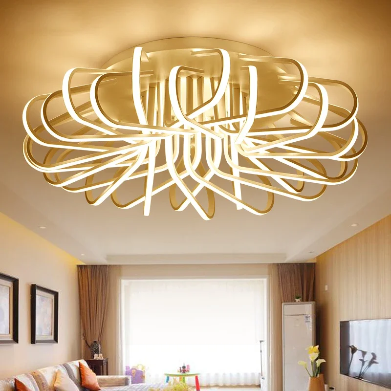 مصباح سقف مثبت على السطح لغرفة النوم وغرفة المعيشة، مصباح سقف أكريليك رفيع للغاية، تركيبات إضاءة منزلية لديكور المنزل #2