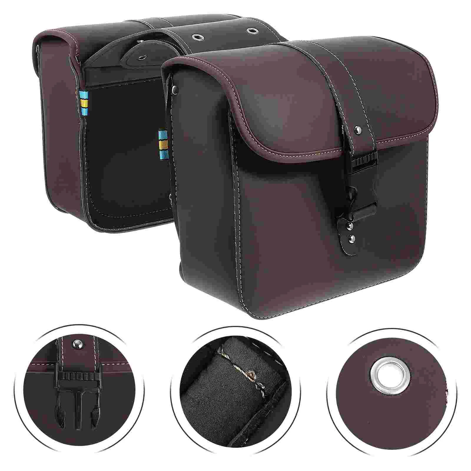 

Motorcycle Bag Handlebar Tool Hanging Pouch Storage Bags Satchel for Men Waterproof Durable Side