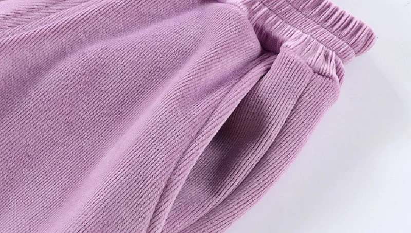 ZOETOPKID Winter Jungen Warme Hosen Dicke Plus-Velours-Hosen Kinder Gepolsterte Baumwoll-Lange Hosen Herbst Teenager Lässige Cordhosen – Detail 17
