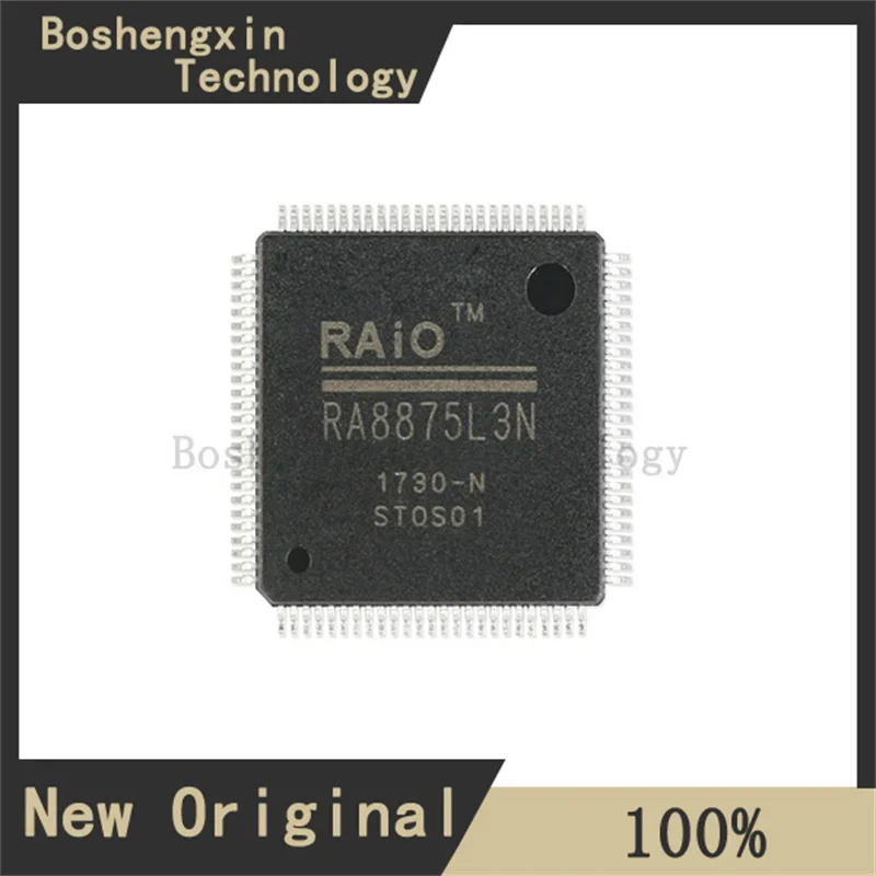 10Pcs RA8875L3N TFT controller, built-in SRAM, maximum resolution 800*480. LQFP-100  RA8875L3N