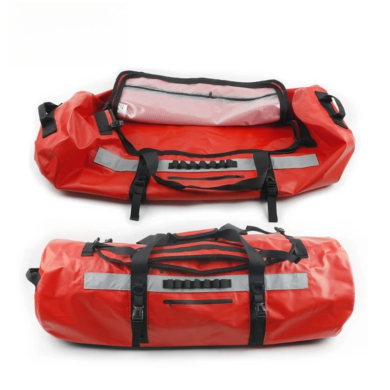 

Outdoor 120L large-capacity waterproof travel bag, water fire rescue equipment, storage, car roof reflective waterproof bag