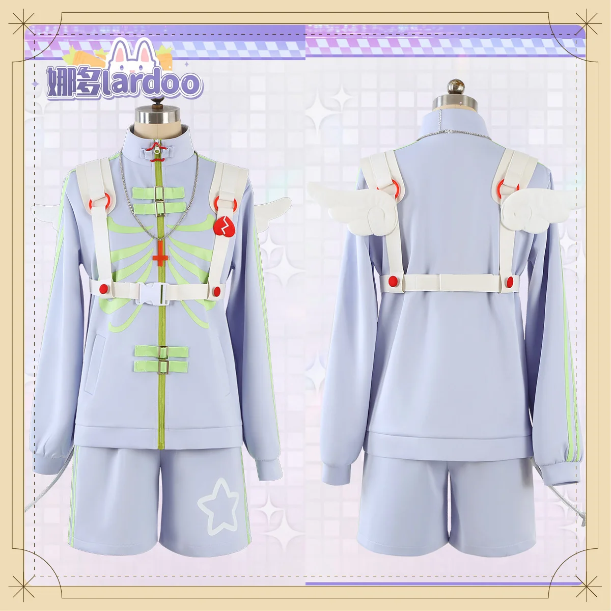Anime Link Click Li Tianchen Cosplay Costume Uniform Halloween Carnival Party Christmas Play Role Clothes Clothing