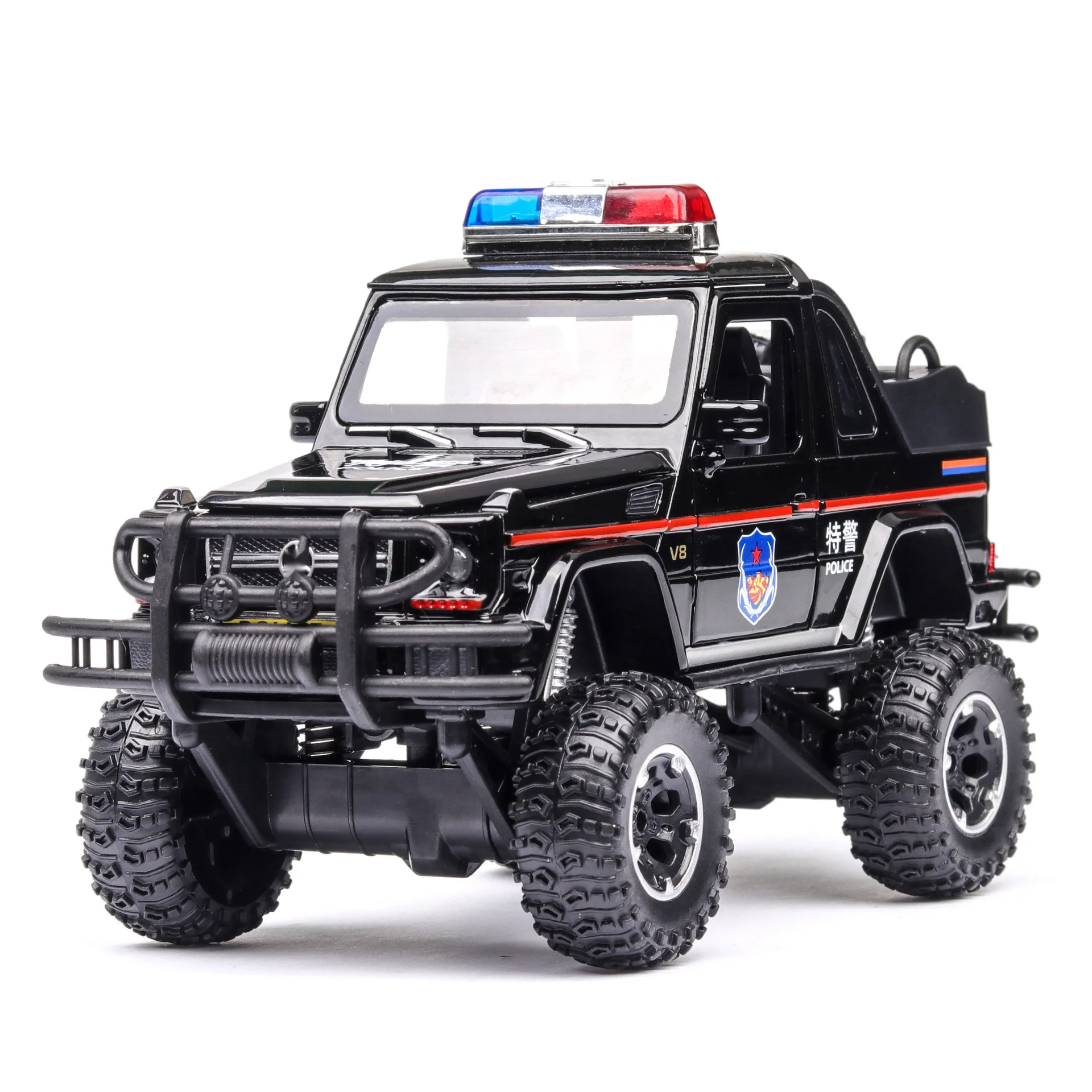 

1:32 G500 Off-Road Convertible Alloy Police Car Model Toy Gift Diecast Alloy Car Model Collectible