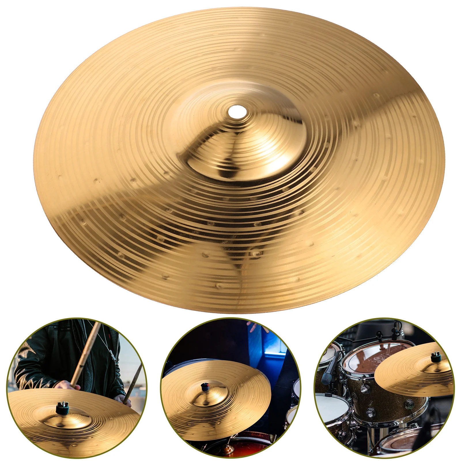 

Splash Cymbal Inches Practice Musical Instrument Metal Drum Cymbals