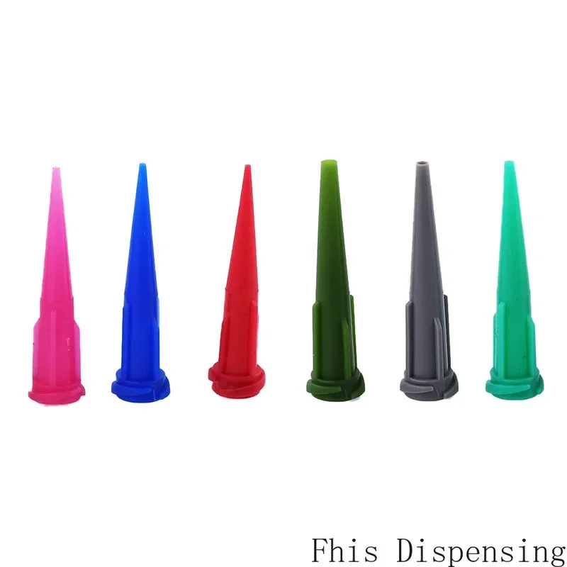 14G-25G Opaque Tapered Needle Plastic Conical Fluid Smoothflow Avoid Light Dispense Tips Pack of 50