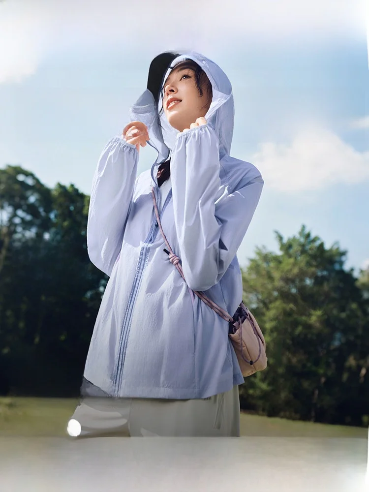 

Женская легкая дышащая куртка Bananain для защиты от солнца TS402, летняя новинка, для путешествий, с длинными рукавами, на молнии