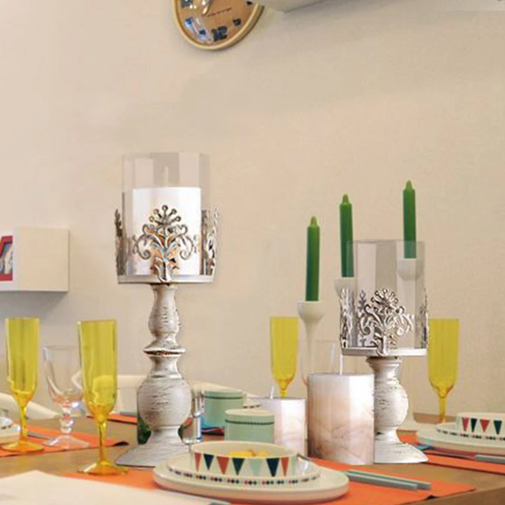 

Sturdy Metal Holder For Table Decorative Centerpiece Vintage Style Tea Light Stand Holder Home Decoration Gift