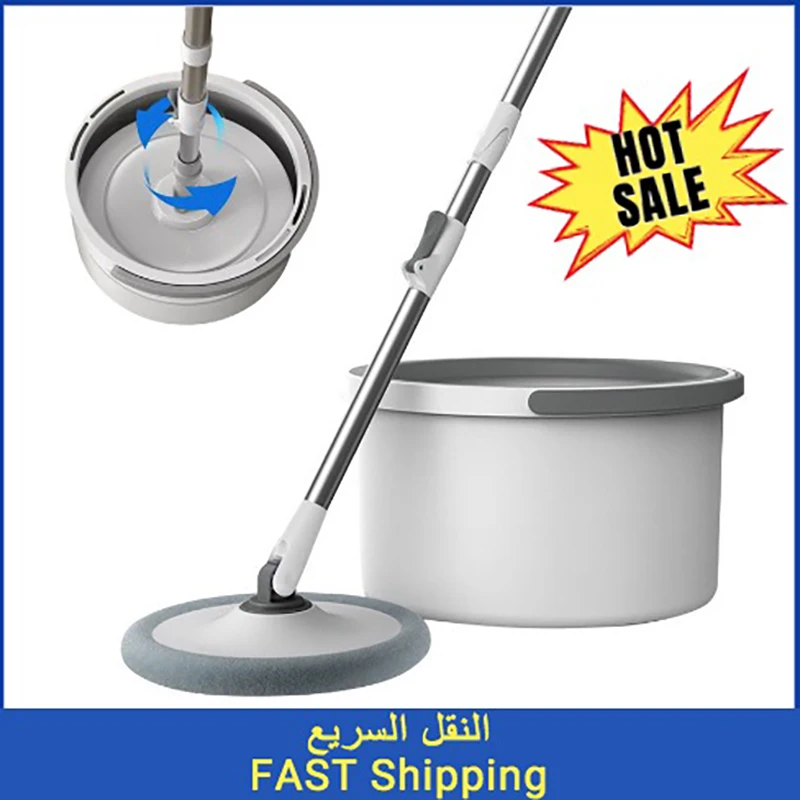 Mop Clean Water Sewage Separation Mop With Bucket Microfiber Lazy No Hand-Washing Floor Floating Mop Household Cleaning Tools