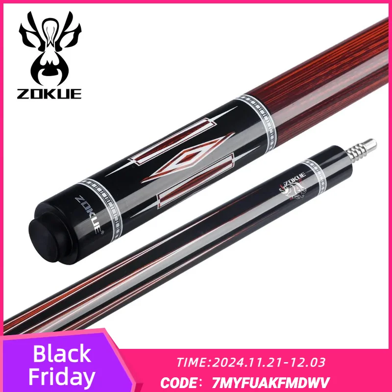 Original ZOKUE Billiard Carom Stick Korean 3 Cushion Cue Carom Cue Taper 12mm Tip Canadia  142 cm Selected Maple Butt Shaft