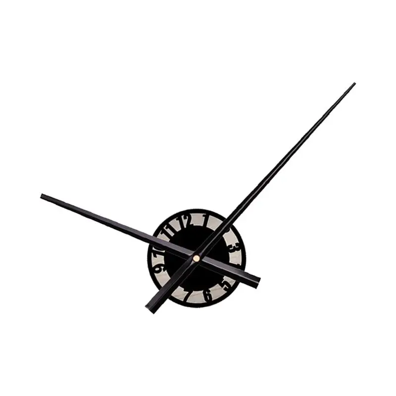 Wall Clock Easy to Use Long Hands European Decoration Elegant Unique Hanging Clock for Living Room Indoor School Office Home