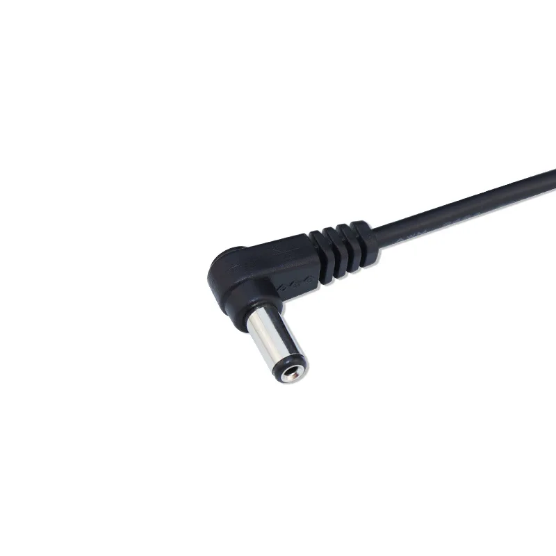 Adaptador de cotovelo USB-dc, 90 graus, ângulo direito, cabo de alimentação, 5.5x2.1, 1, 2 e 3pcs