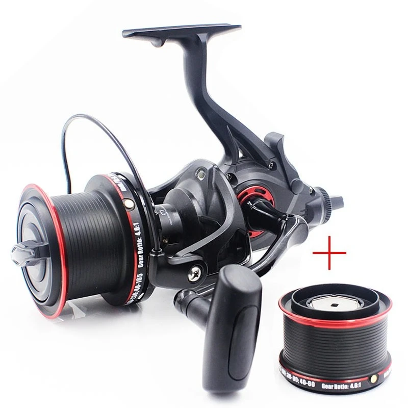 Long-distance cast wheel NFR9000 + 8000 all-metal double-line cup fishing wheel, double discharge carp wheel