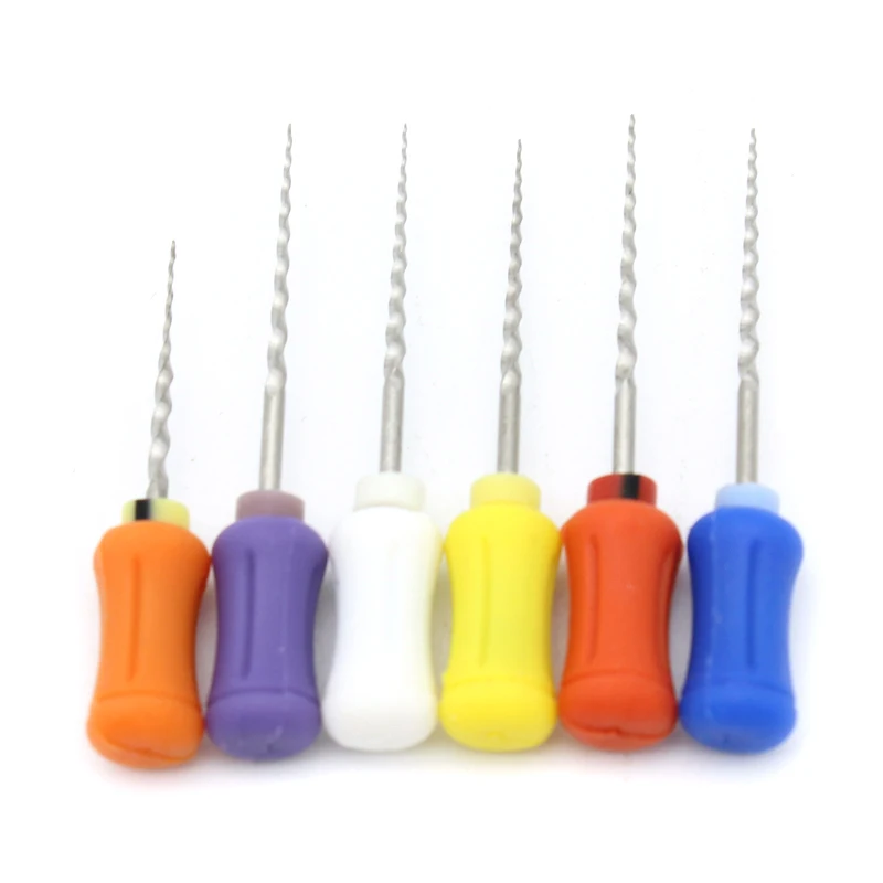 

6Pcs/Box Dental Root Canal File Endodontic Hand Use Heat Activated Rotary File NiTi SX-F3 Root Canal Super Files