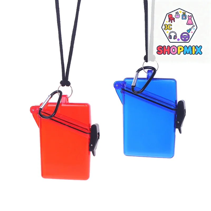 الغوص التجديف صندوق مقاوم للماء والعتاد الملحقات حاوية حالة حبل كليب لمفاتيح بطاقات الهوية المال