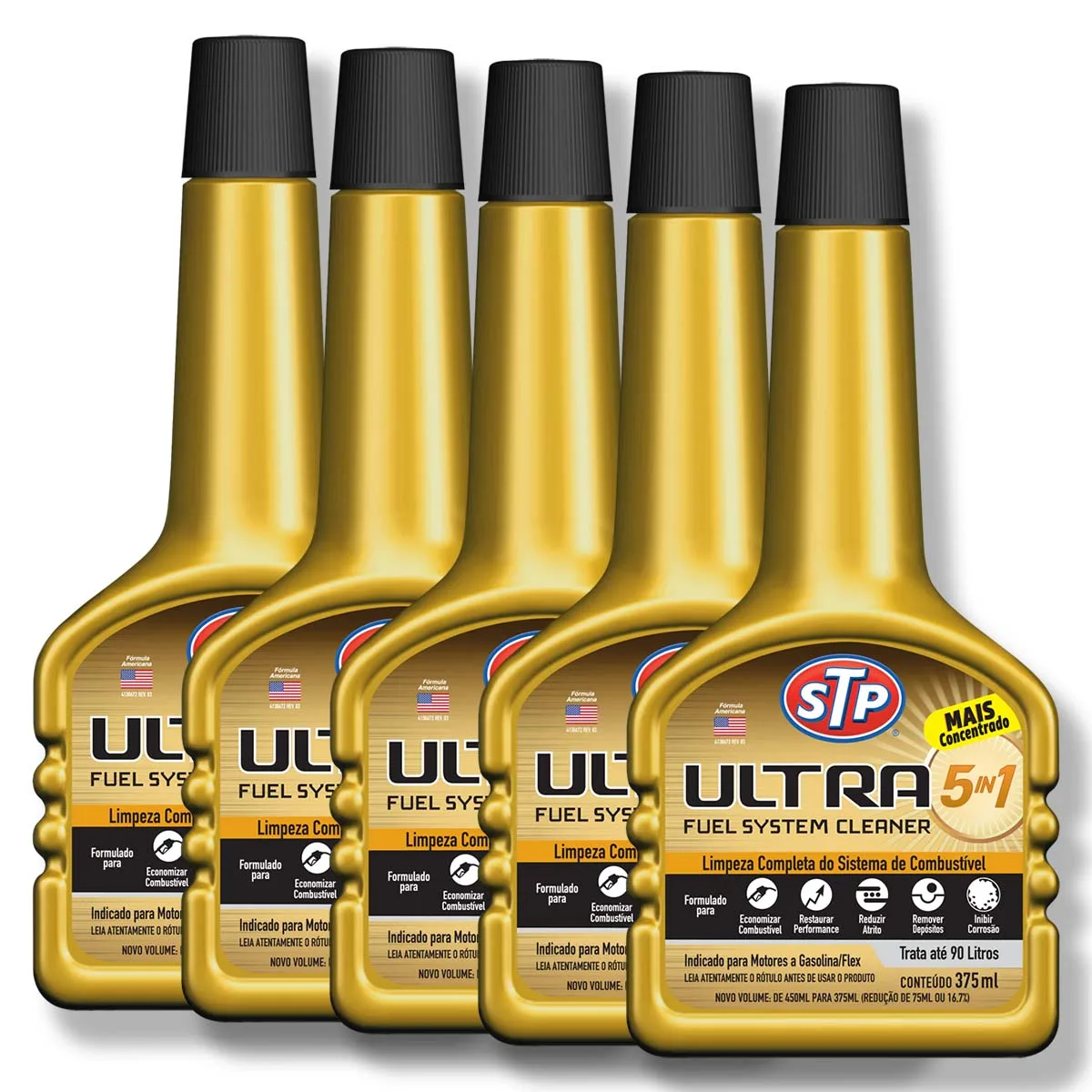 Cleaning Additive Combustivel System ULTRA 5 IN 1 375ml STP 5 units