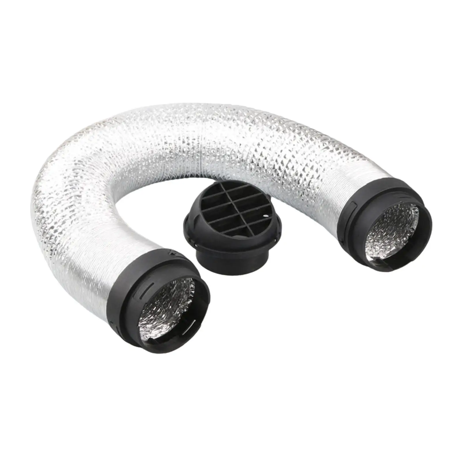 75mm Car Heater Pipe Ducting Easy to Install Telescopic Heater Air Duct Hose