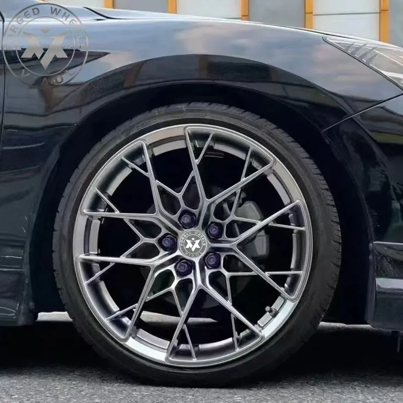 

Новые кованые диски Viaol, матовый черный, 19x8, алюминиевый сплав, 5x114.3/112/110/120, 4 штуки, вылет 40мм/30мм, для G80 M3 M4