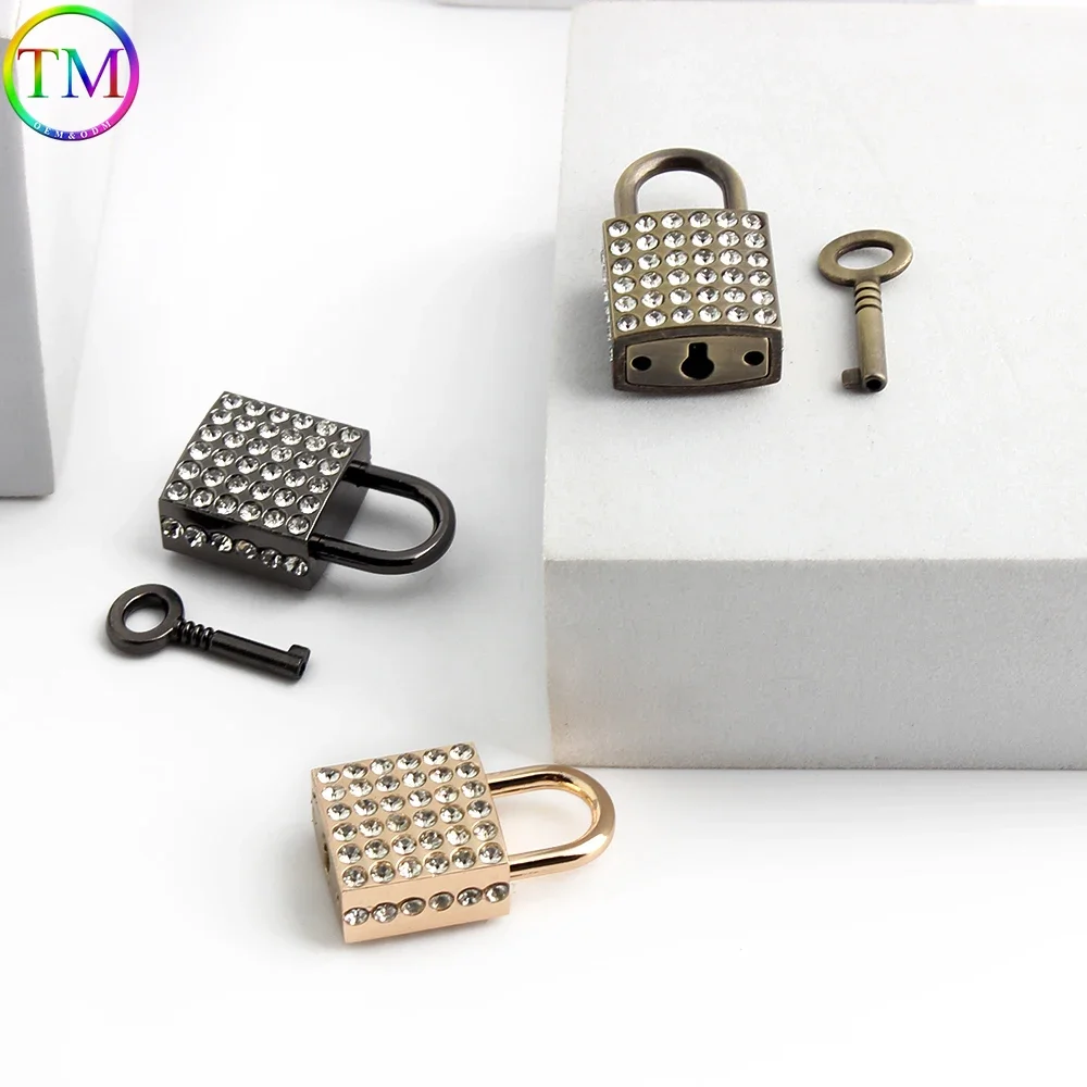 5-20 ชุด 23x37 มม.กุญแจกุญแจสําหรับกระเป๋าถือ Twist เปิด Mortise Latch Clasps เครื่องประดับล็อคโซ่จี้อุปกรณ์เสริม