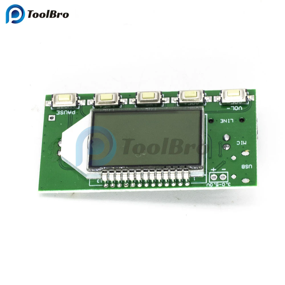 DSP PLL 87-108MHz FM Transmitter Module DC 3V-5V Stereo Digital Wireless Microphone Board Multi-function Frequency