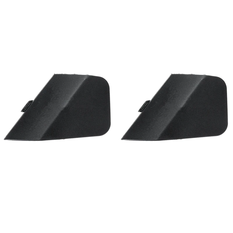 

2X Car Auto Front Bumper Tow Towing Eye Hook Cover Cap For Ford Fiesta MK7 2008-2016 8A6117A989AB Black Plastic
