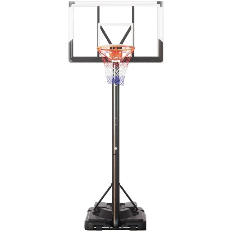 工場で調整可能な移動式ポータブルバスケットボールスタンド、大人用バスケットボールフープ