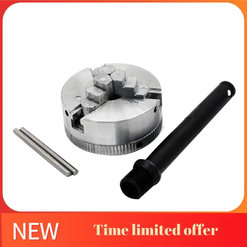 

ABRN-Z011 Mini Drill Chuck Self-Centering Metal 3-Jaw Lathe Chuck Clamp Silver With For CNC Lathe Machine Tool