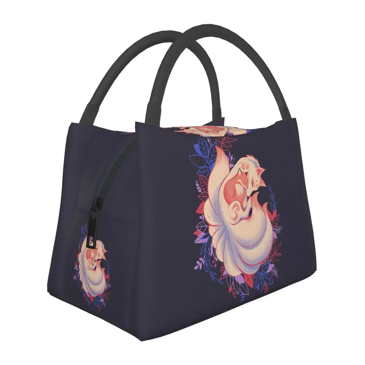 

Fox Lunch Bags Insulated Bento Box Portable Lunch Tote Picnic Bags Cooler Thermal Bag for Woman Children Office