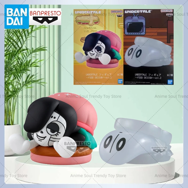 

In Stock Bandai Banpresto Undertale Food Design Vol.2 A.Mettaton & B.Napstablook Collection Model Toy AS