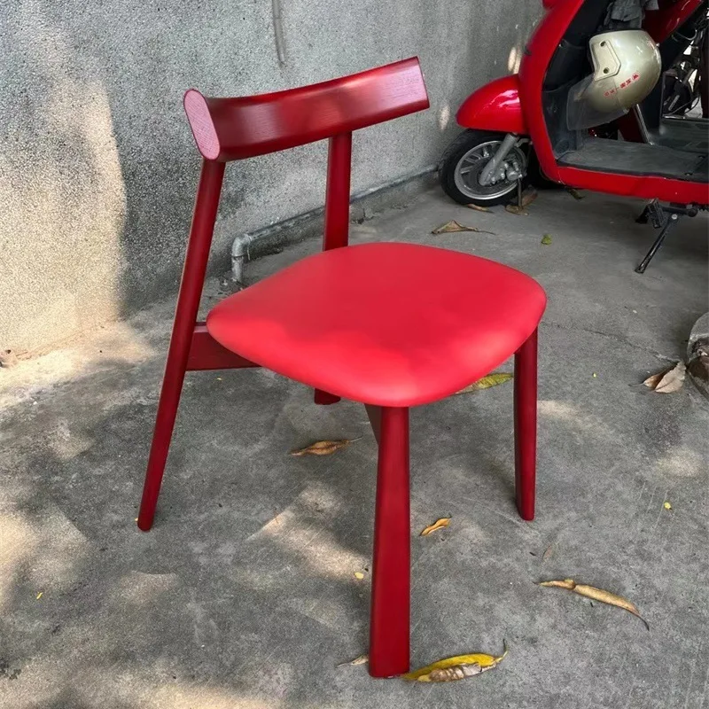 Sedia da pranzo nordica in legno massello Sedia Darth Vader Moderna semplice per la casa leggera di lusso per piccoli appartamenti, hotel, ristoranti